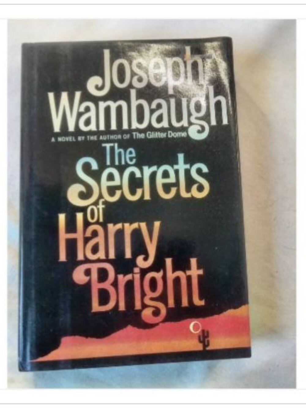 The Secrets of Harry Bright Joseph Wambaugh 1985 Hardcover Book Vintage Novel